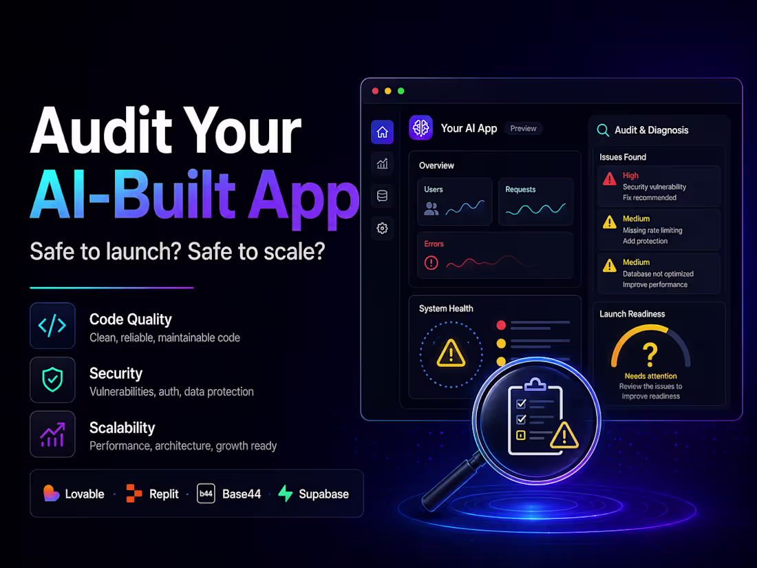 Cover image for AI App Technical Audit & Diagnosis
