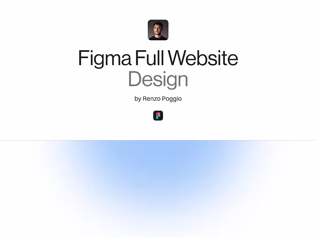 Cover image for Figma Full Website Design