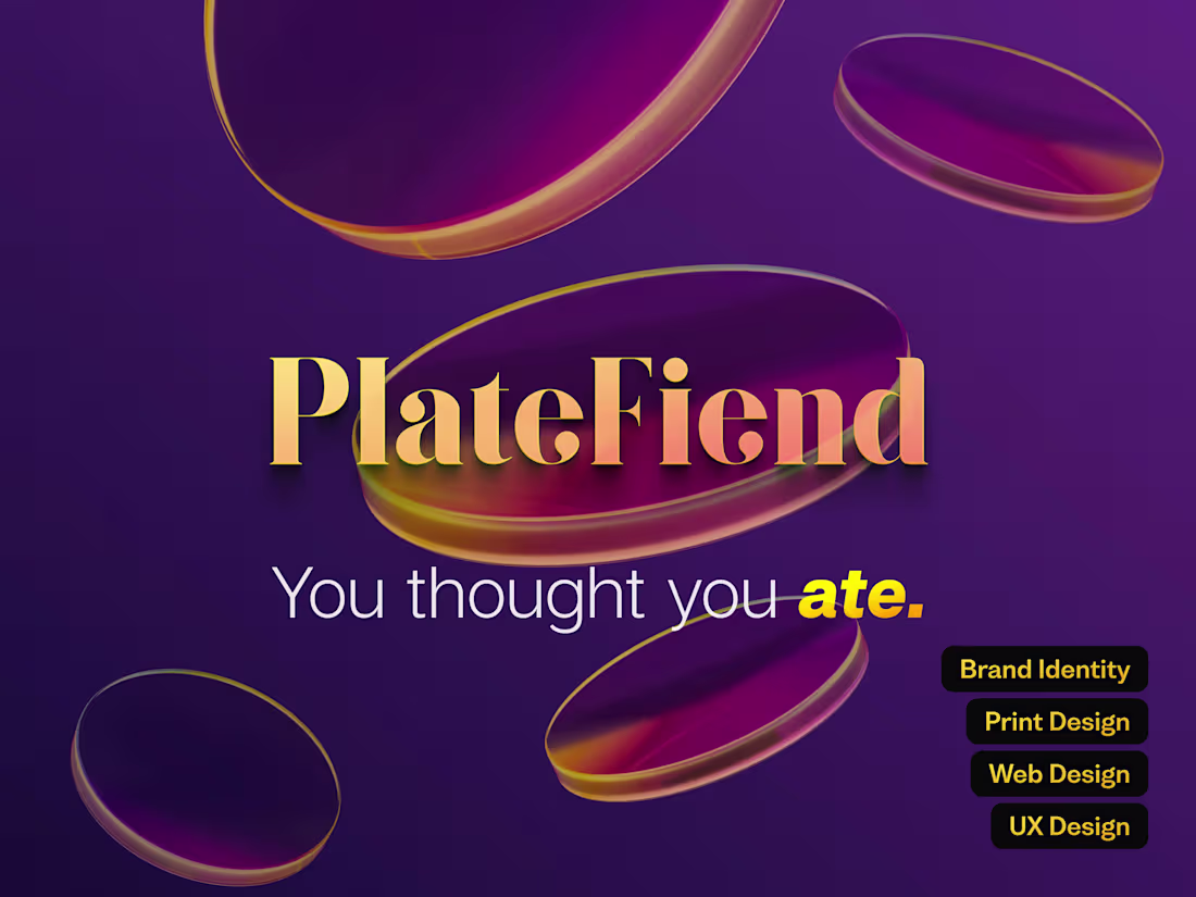 Cover image for PlateFiend 💫 Branding + Packaging