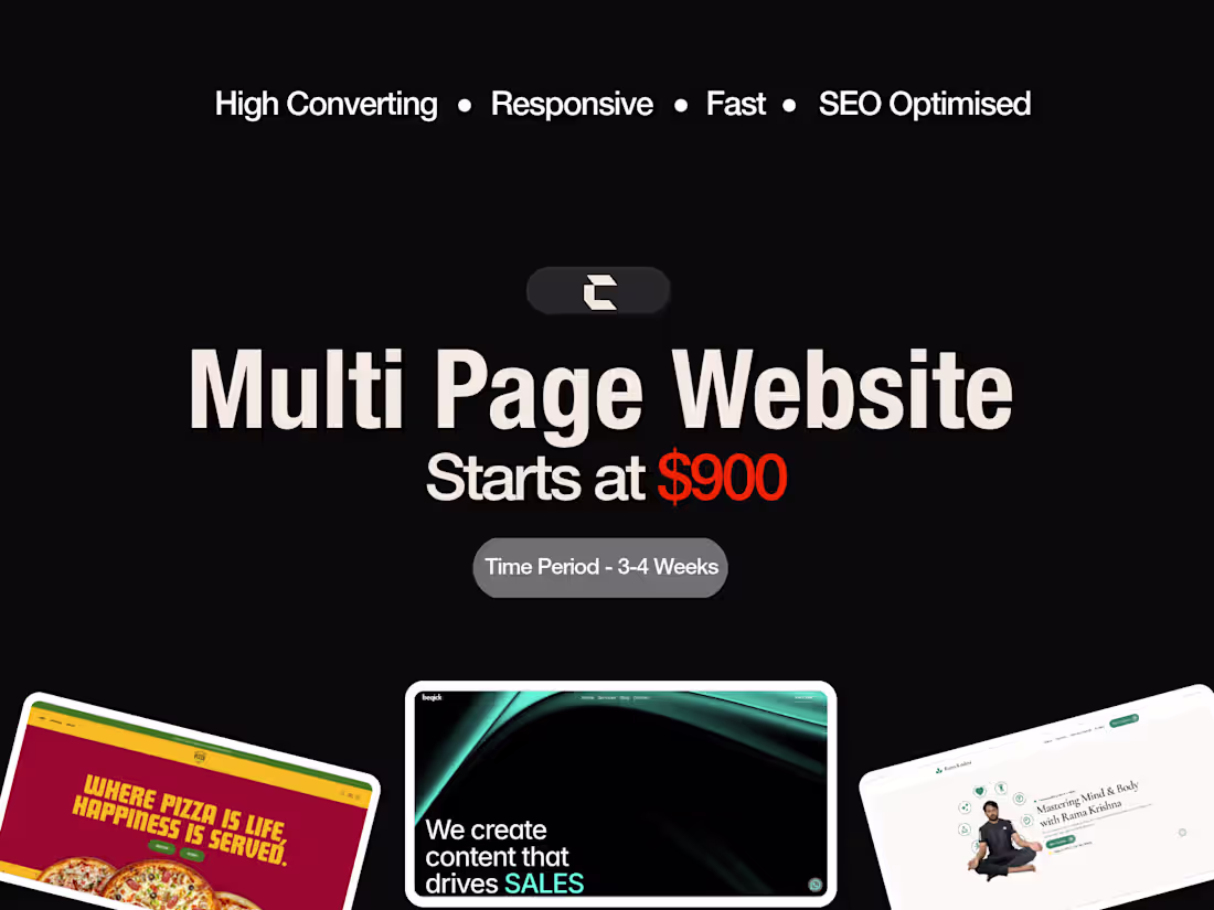 Cover image for Multi-Page Website