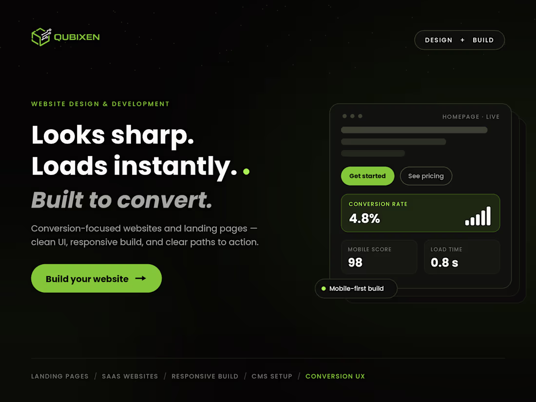 Cover image for Design & Build Your High-Converting Website
