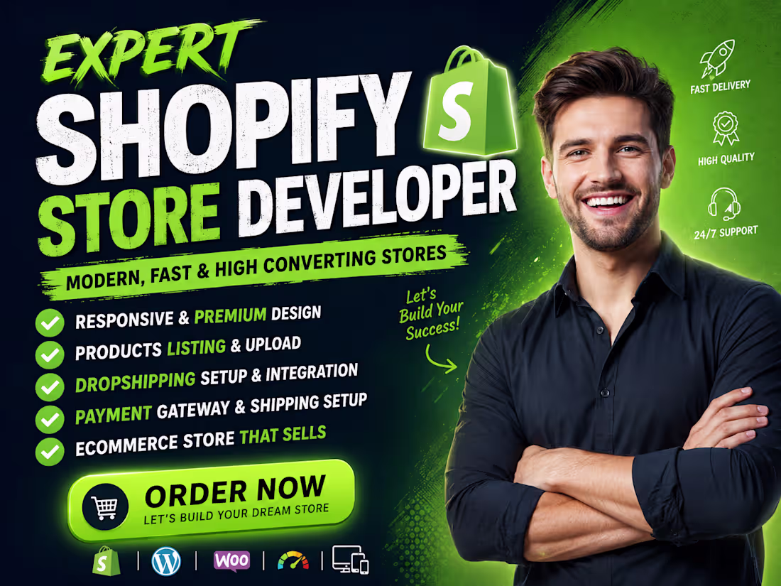 Cover image for Shopify Website | Shopify Expert | Shopify Designer | Website