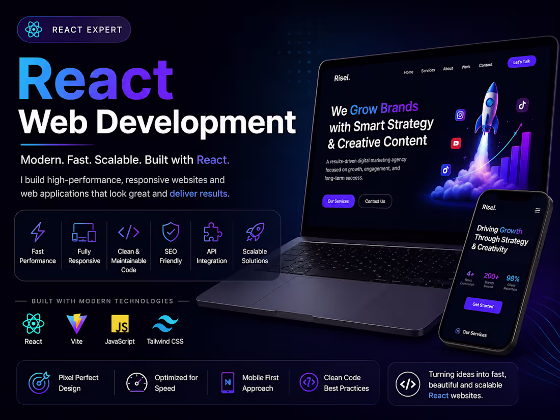 Cover image for React Web Development 