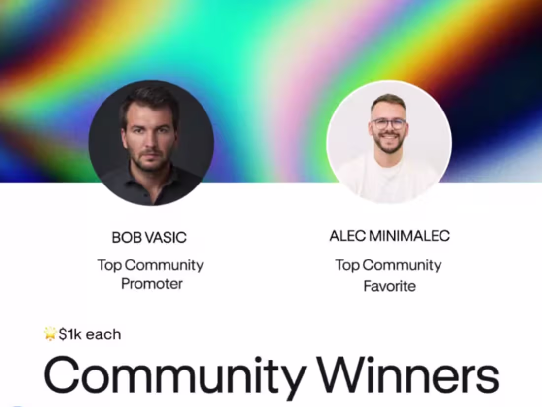 Cover image for Winning 1st Place as Community Promoter in Morphic Hackathon