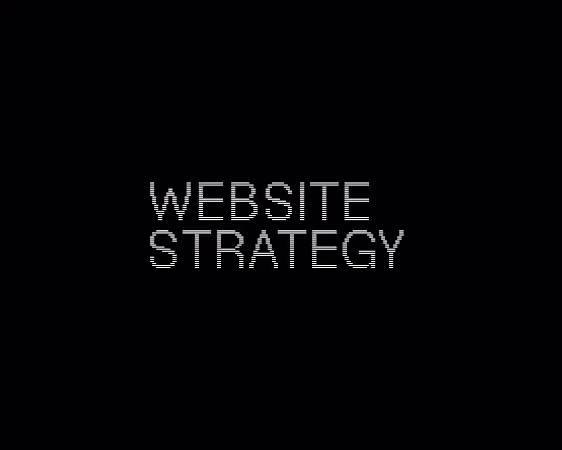 Cover image for WEBSITE STRATEGY