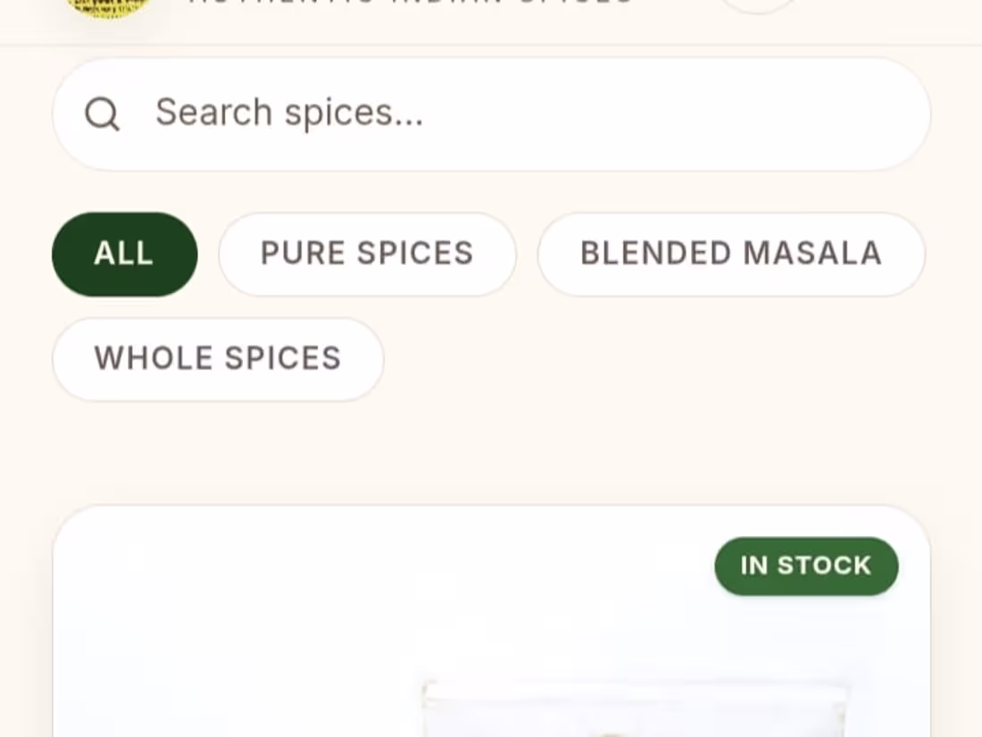 Cover image for Student-Built Mobile-Friendly Website for a Local Spice Busi...