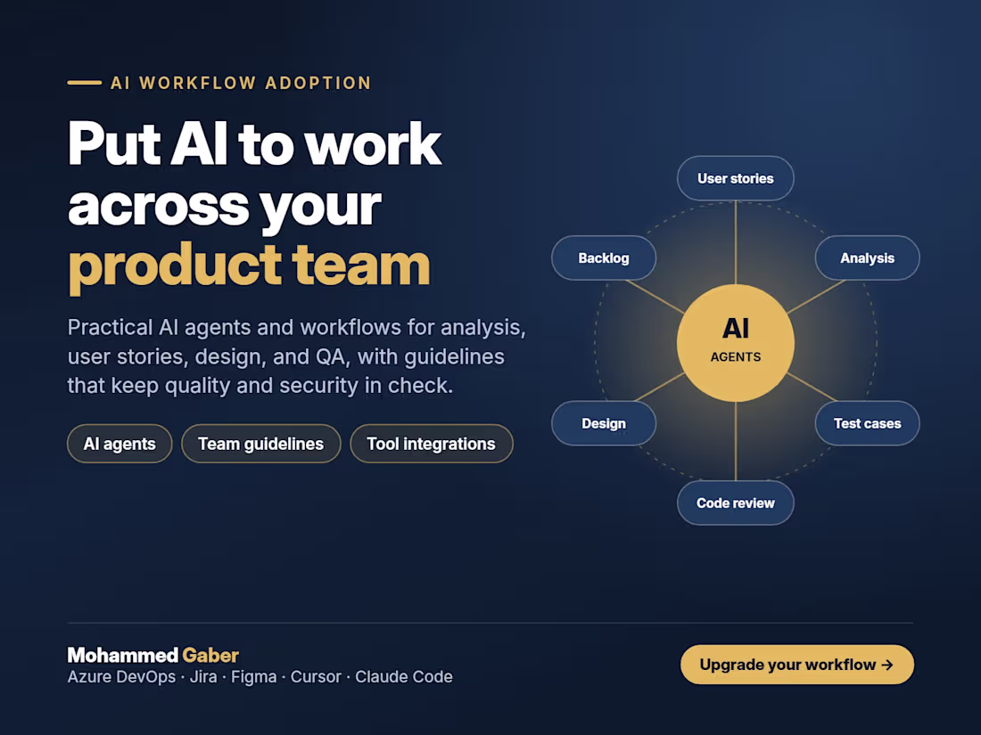 Cover image for AI Workflow Adoption for Product & Delivery Teams
