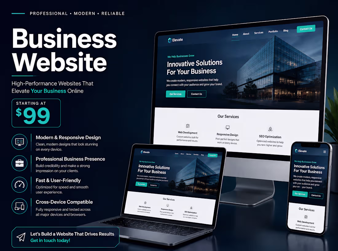 Cover image for Professional Business Website