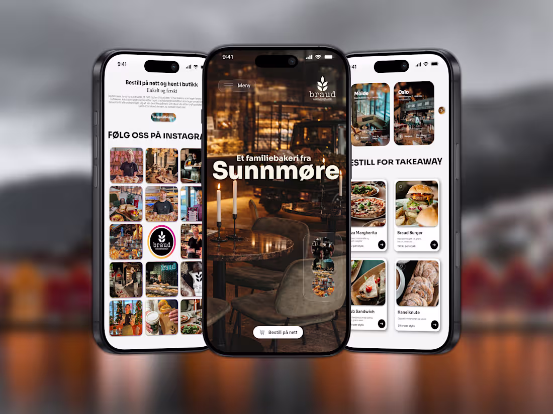 Cover image for Mobile version redesign for Braudbakeri