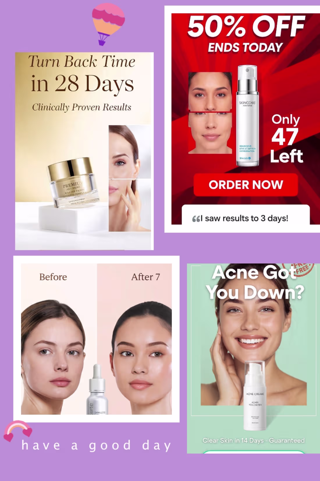 Cover image for I will create TikTok Ads + Video Editing for Skincare Brands