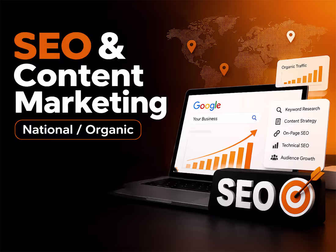 Cover image for SEO & Content Marketing (National / Organic)