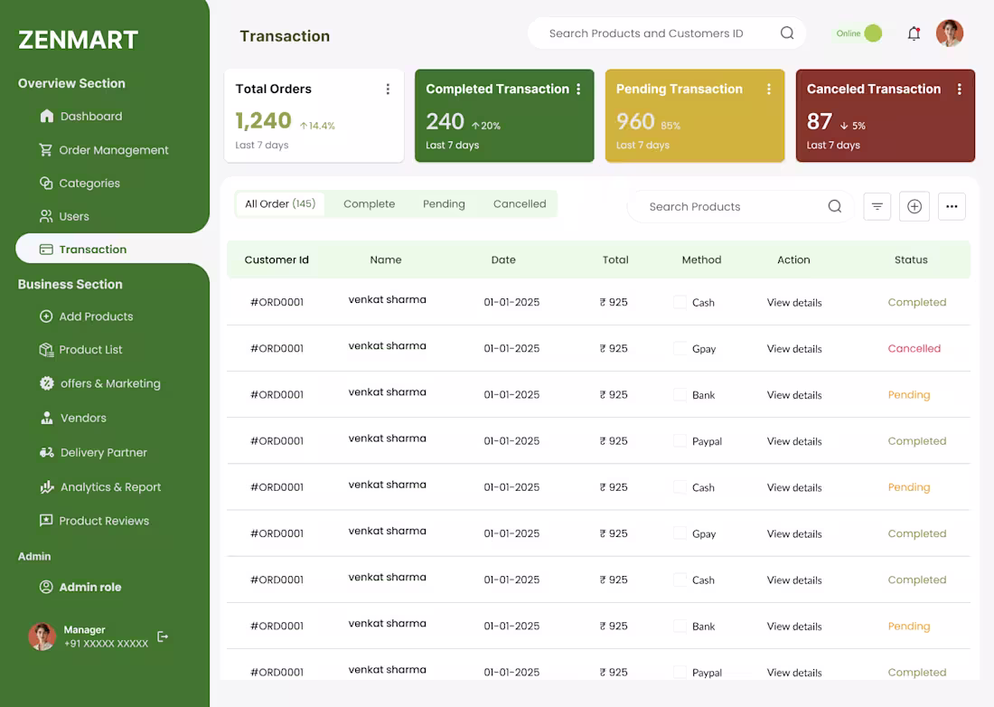 Cover image for Hyperlocal SaaS Dashboard Design
I design