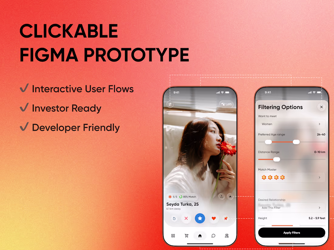 Cover image for A clickable Figma prototype for your website or mobile app
