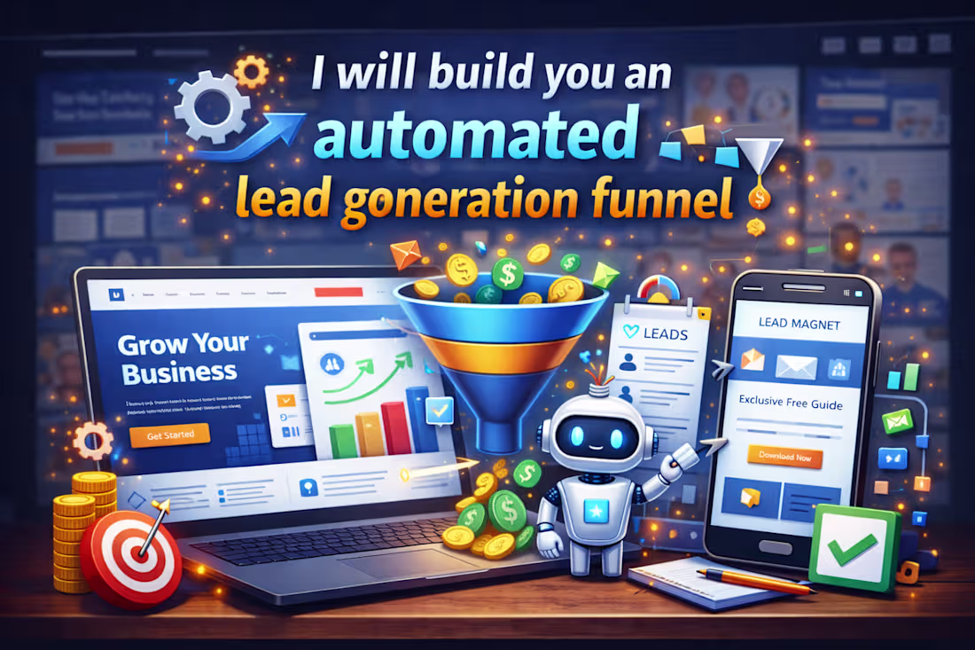 Cover image for Building an automated lead generation funnel 