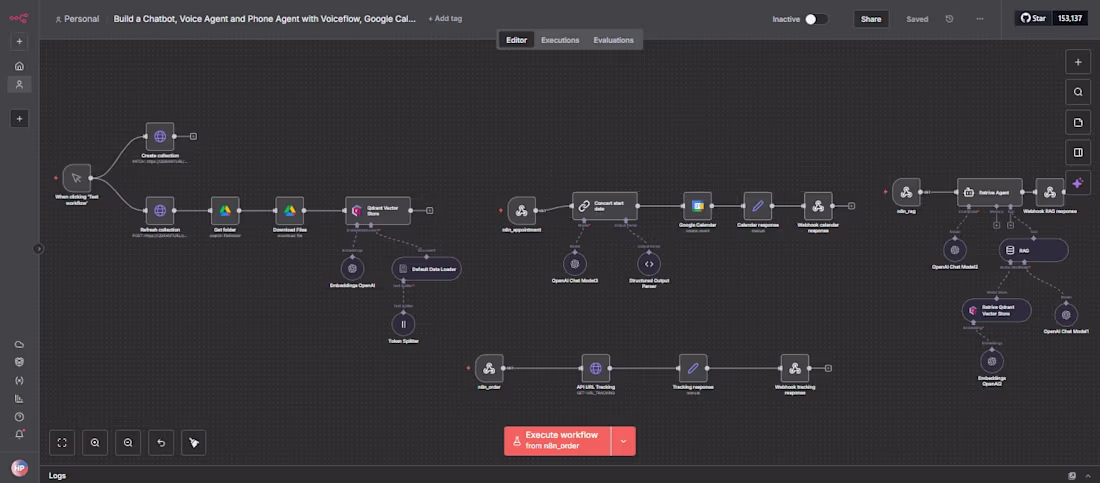 Cover image for AI Chatbot /Voice Agent / Automation System Built with: Voic...