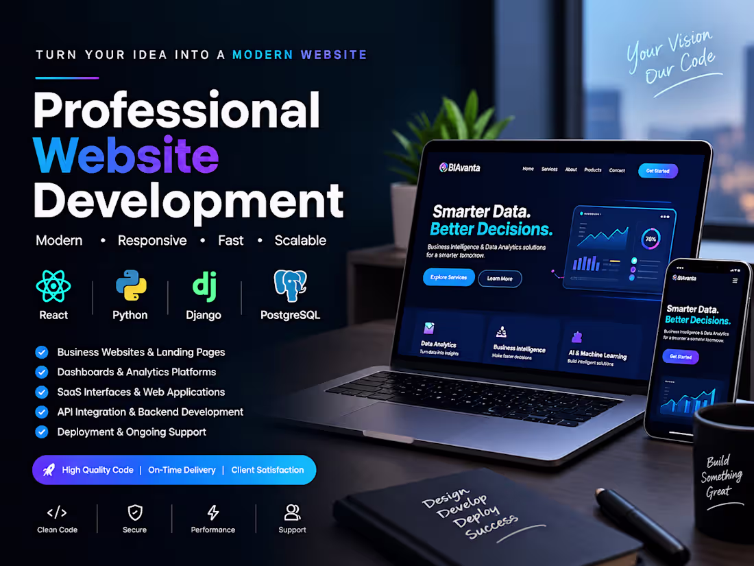 Cover image for Professional Business Website Development