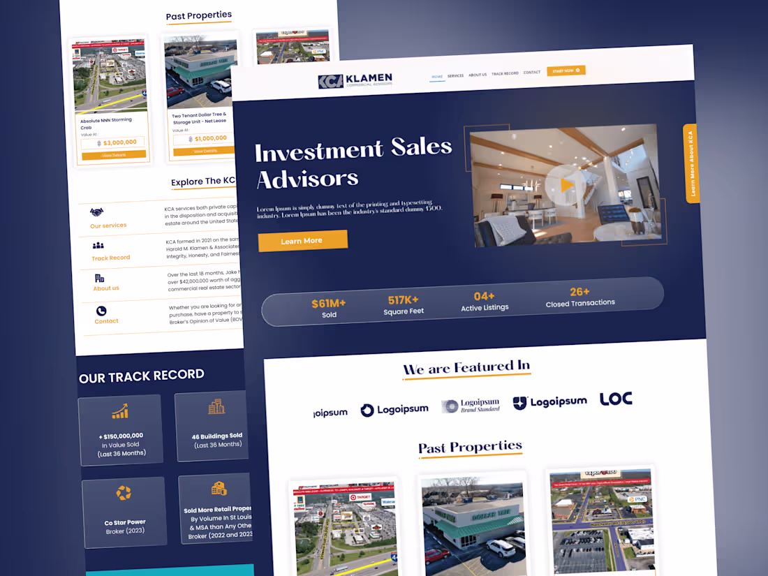 Cover image for Real Estate Landing Page Design - Renter web landing ui