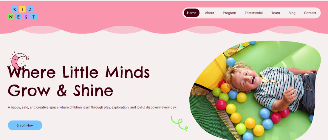 Cover image for KidNest is a thoughtfully designed