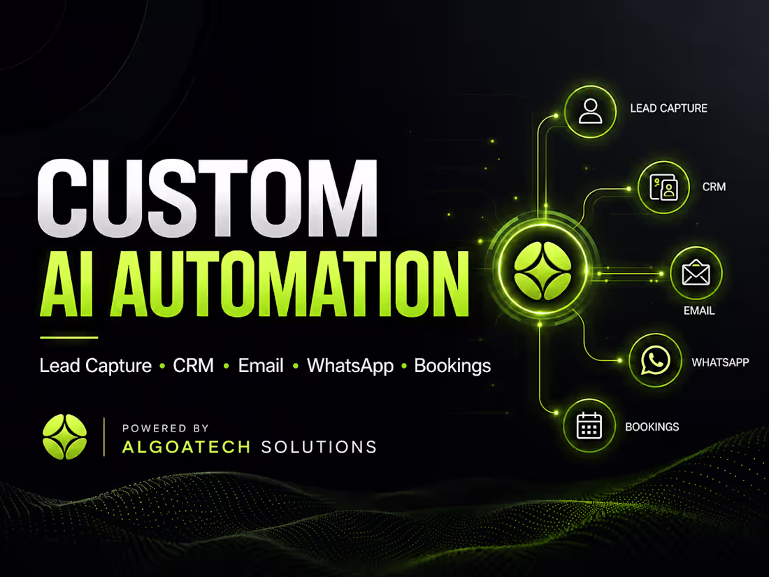 Cover image for Custom AI Automation & Workflow Setup