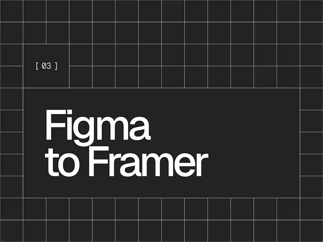 Cover image for Figma to Framer