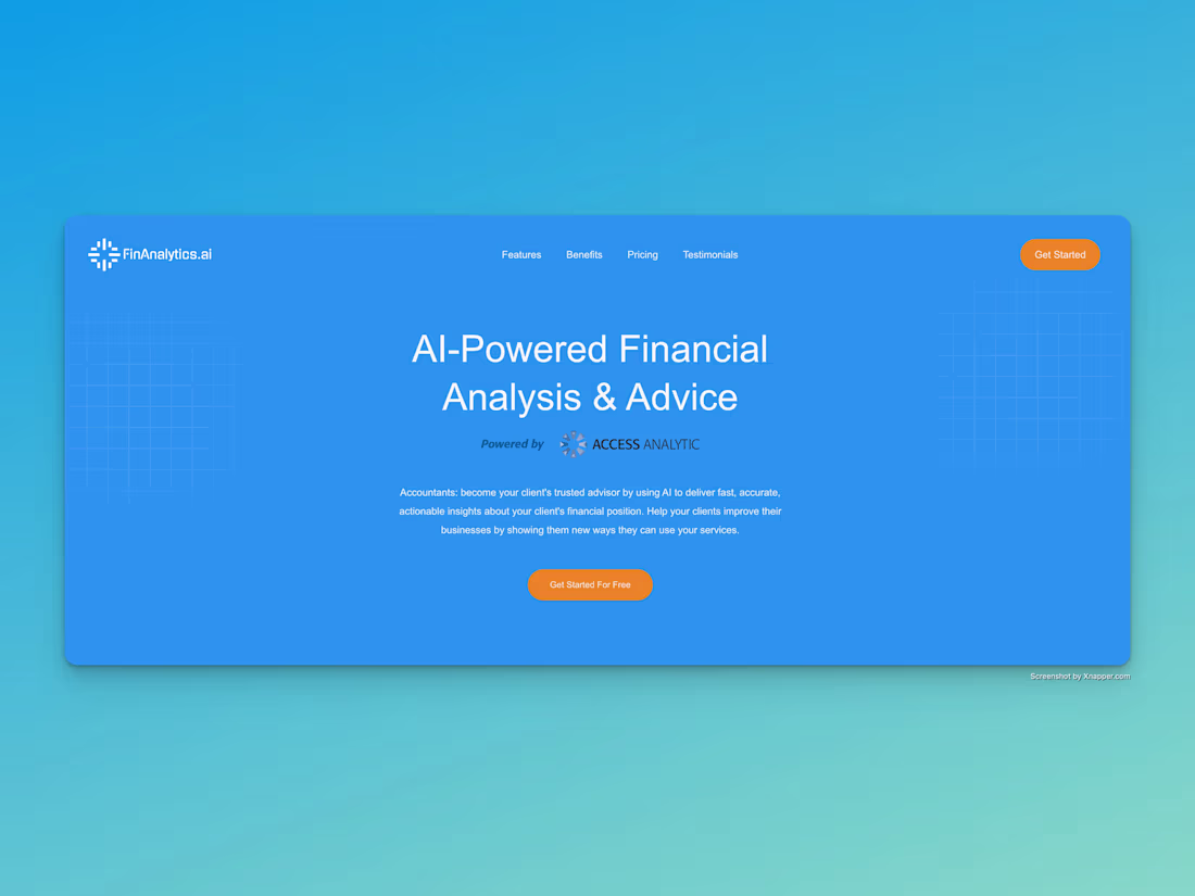 Cover image for AI-Powered Financial Analysis Platform Development