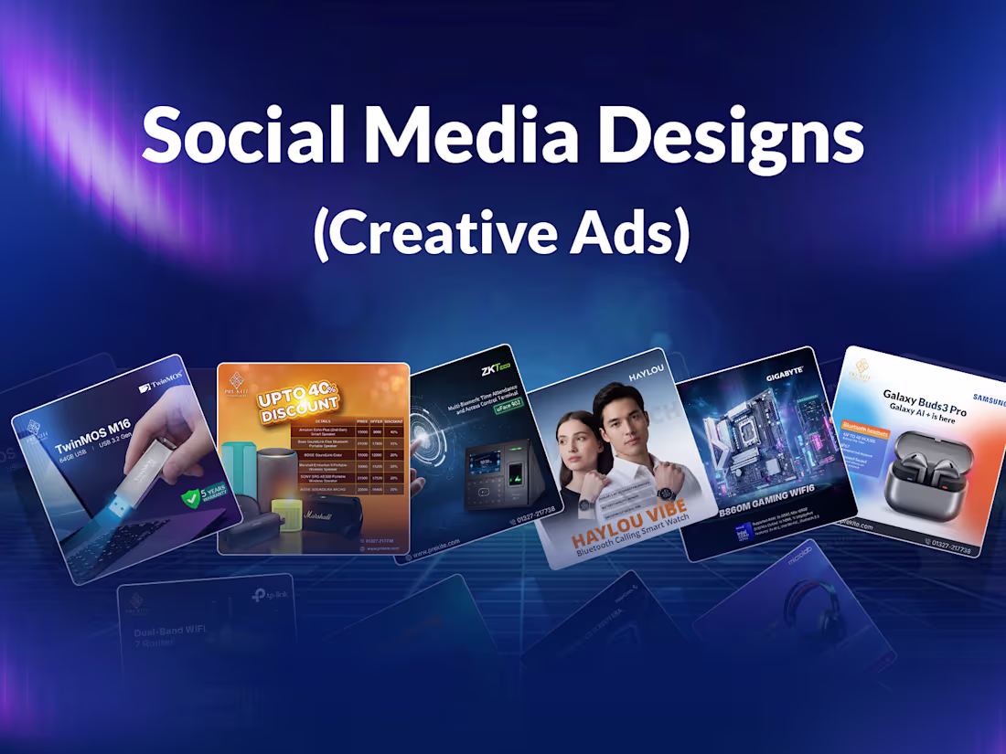 Cover image for Social Media Designs (Creative Ads)