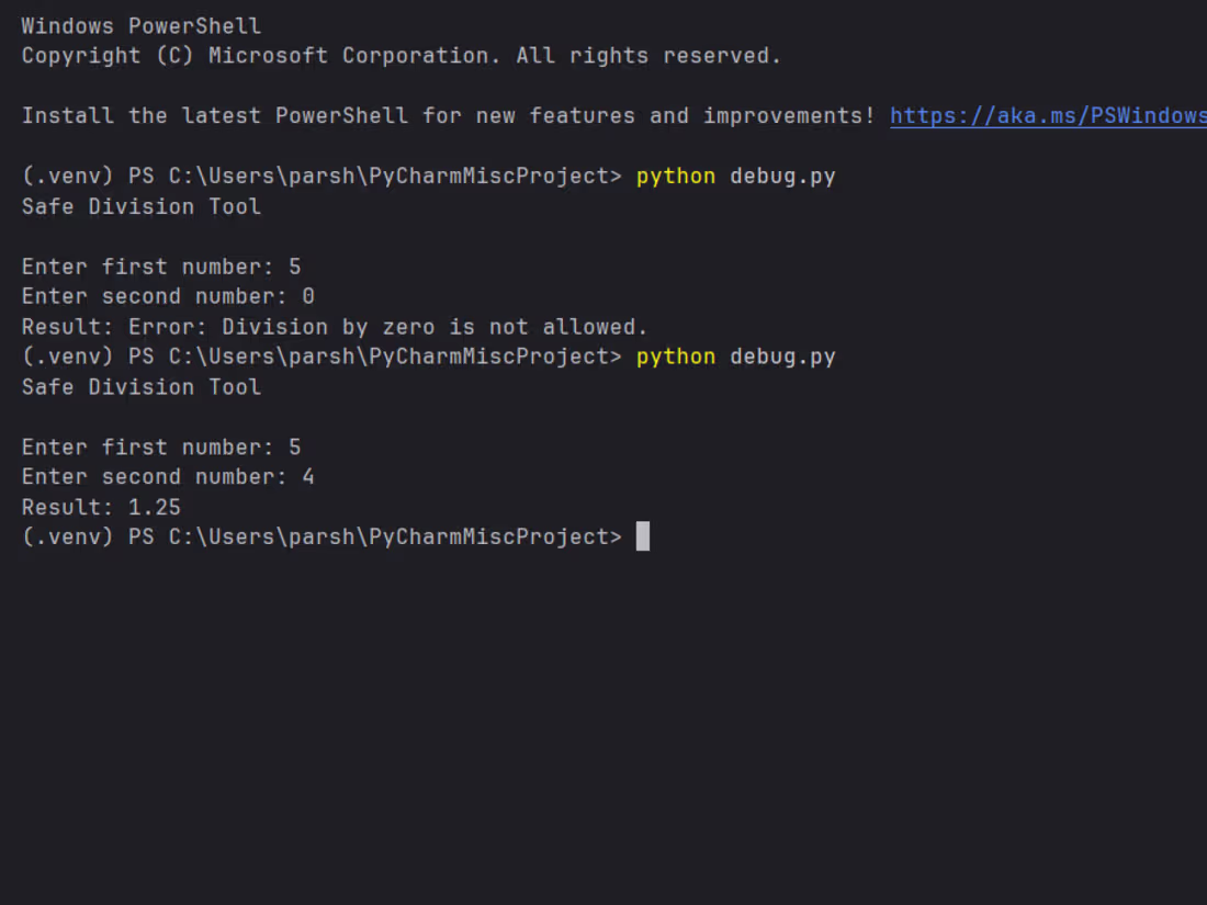 Cover image for Debugged and improved a Python