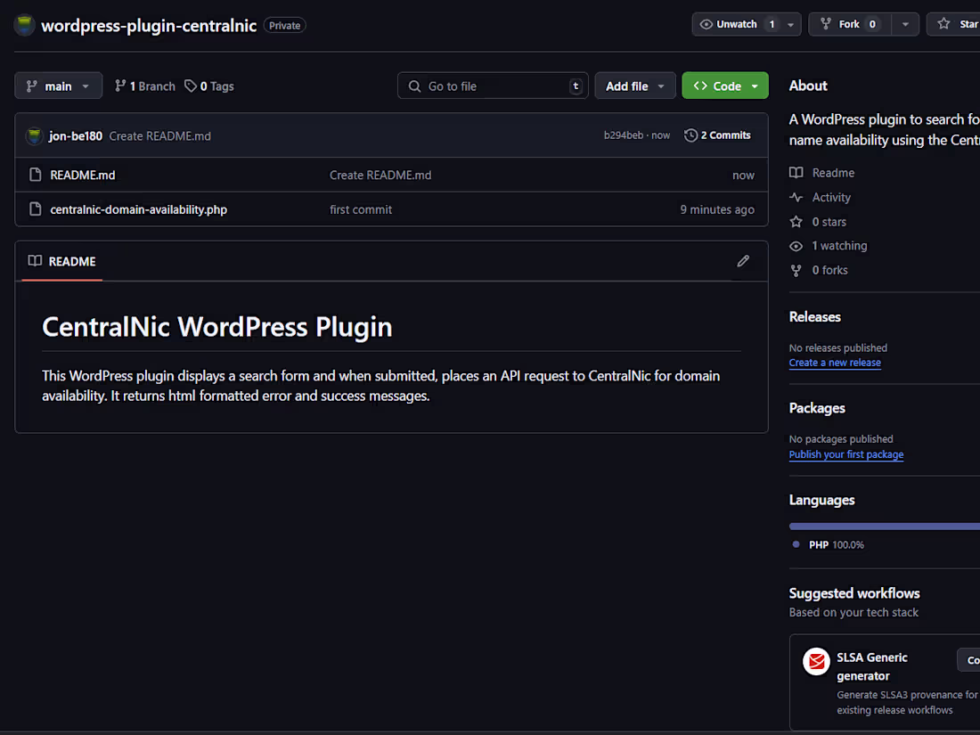 Cover image for WordPress Search Plugin for Domain Availability