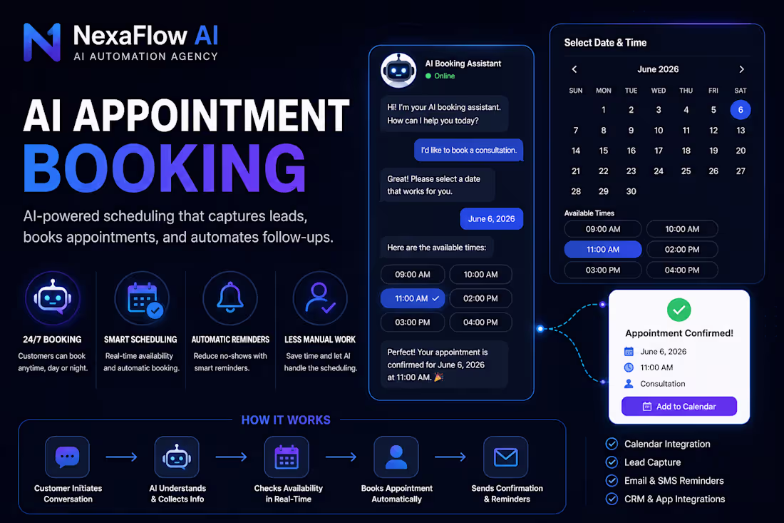 Cover image for AI Appointment Booking