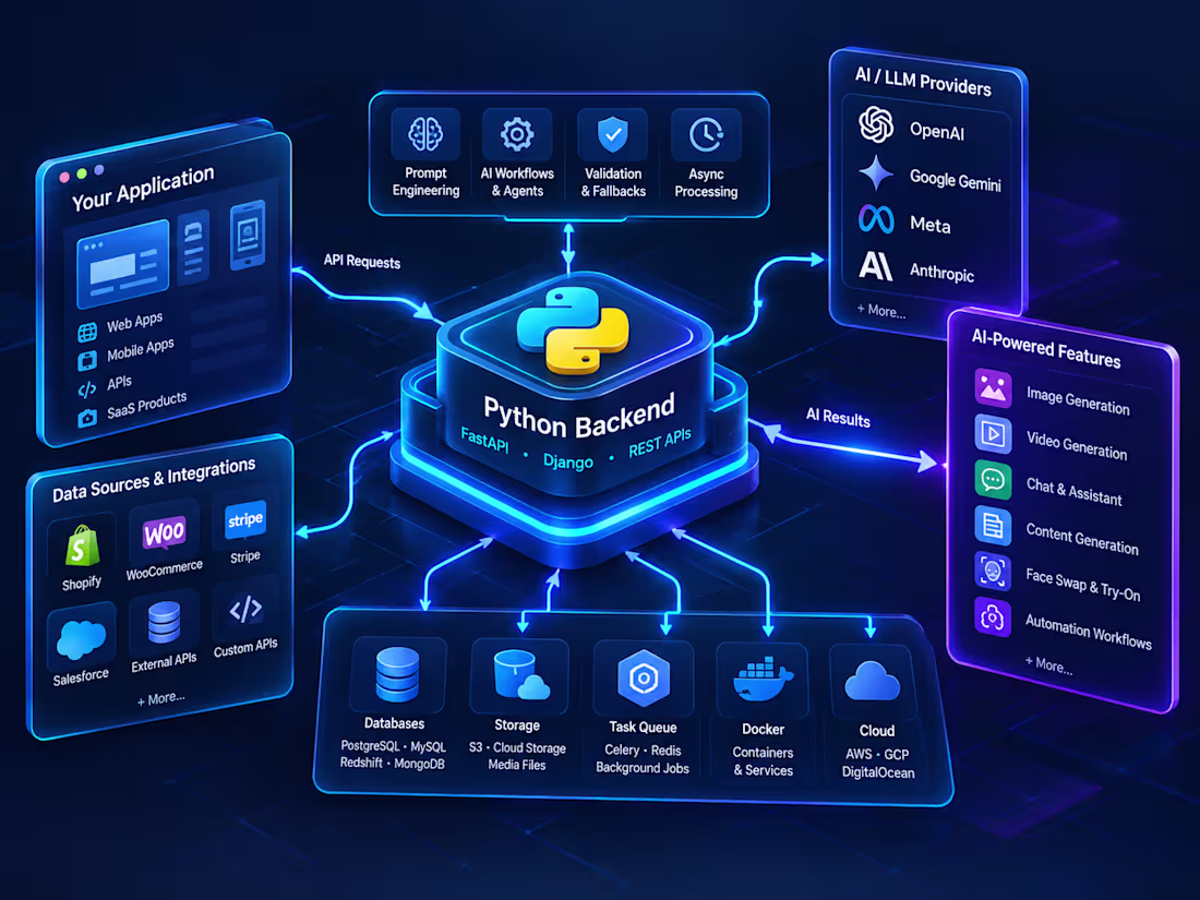Cover image for AI & LLM Backend Integration