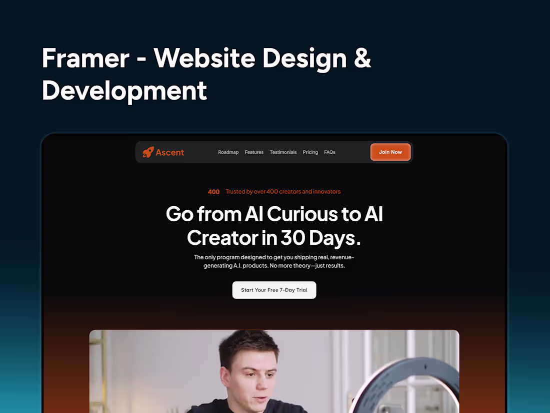 Cover image for Framer Website Design and Development