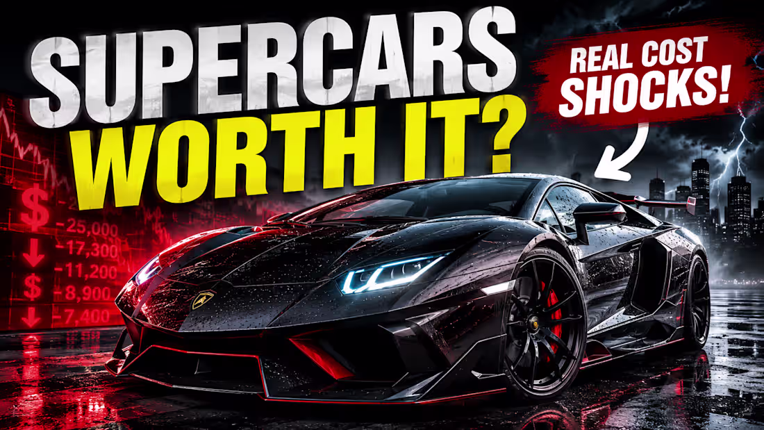 Cover image for Luxury Supercar YouTube Thumbnail High CTR Automotive Design