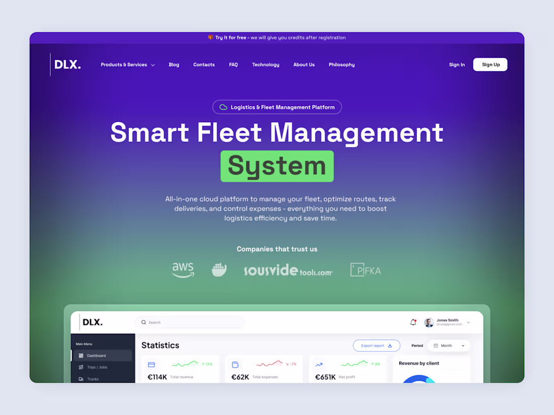 Cover image for DLX - Fleet Management SaaS