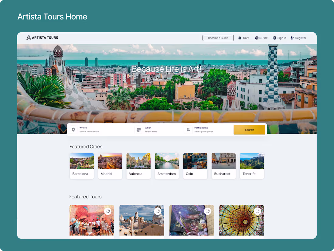 Cover image for Created an intuitive website that