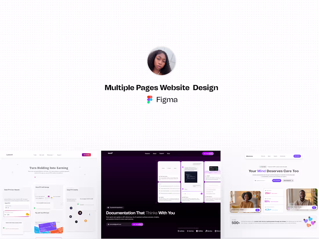 Cover image for Multi-Page Website & Design System
