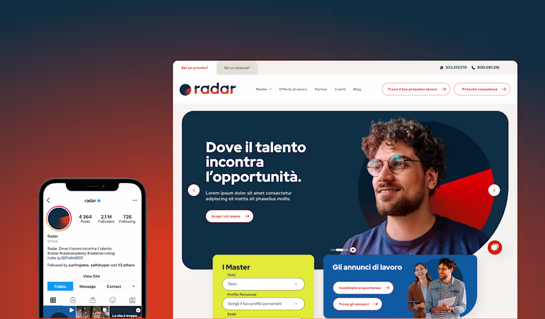 Cover image for Radar UX/UI Design 