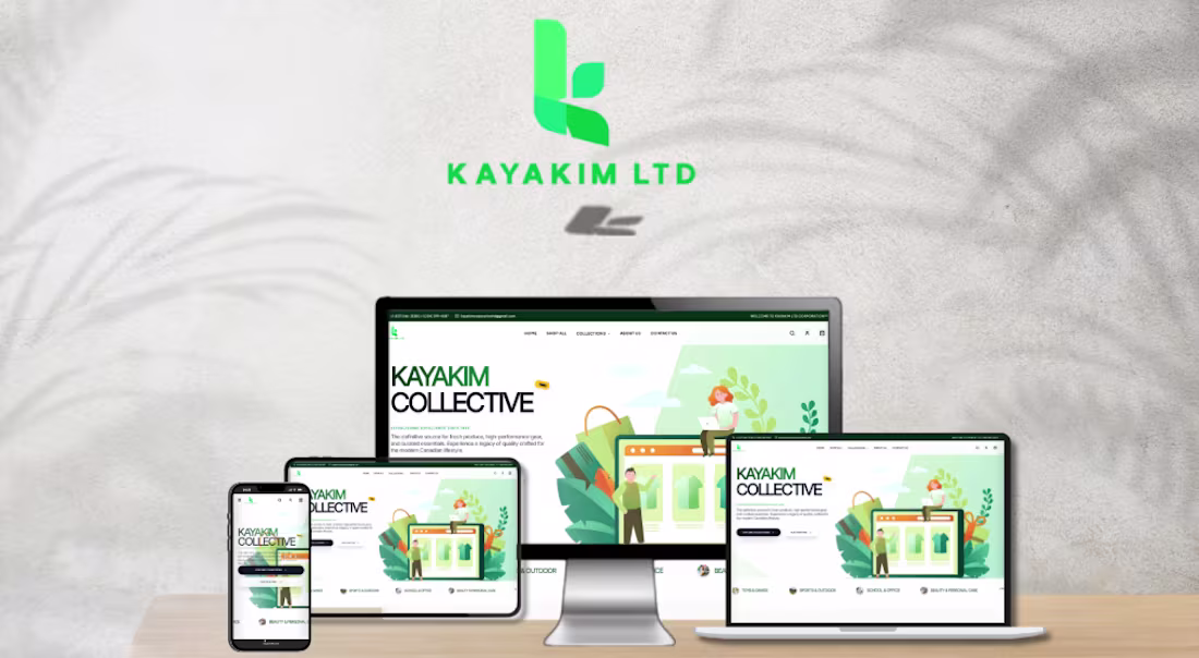 Cover image for kayakimltd ecommerce platform 
My role. full