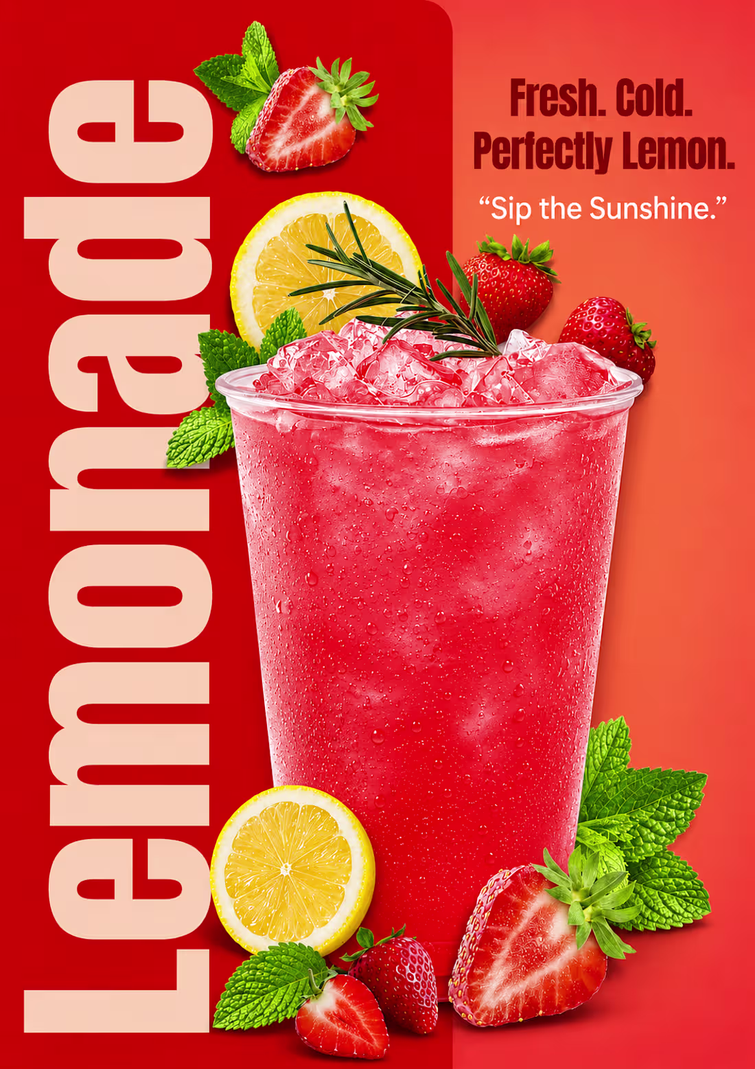Cover image for Vibrant Lemonade Poster Design for Effective Beverage Marketing