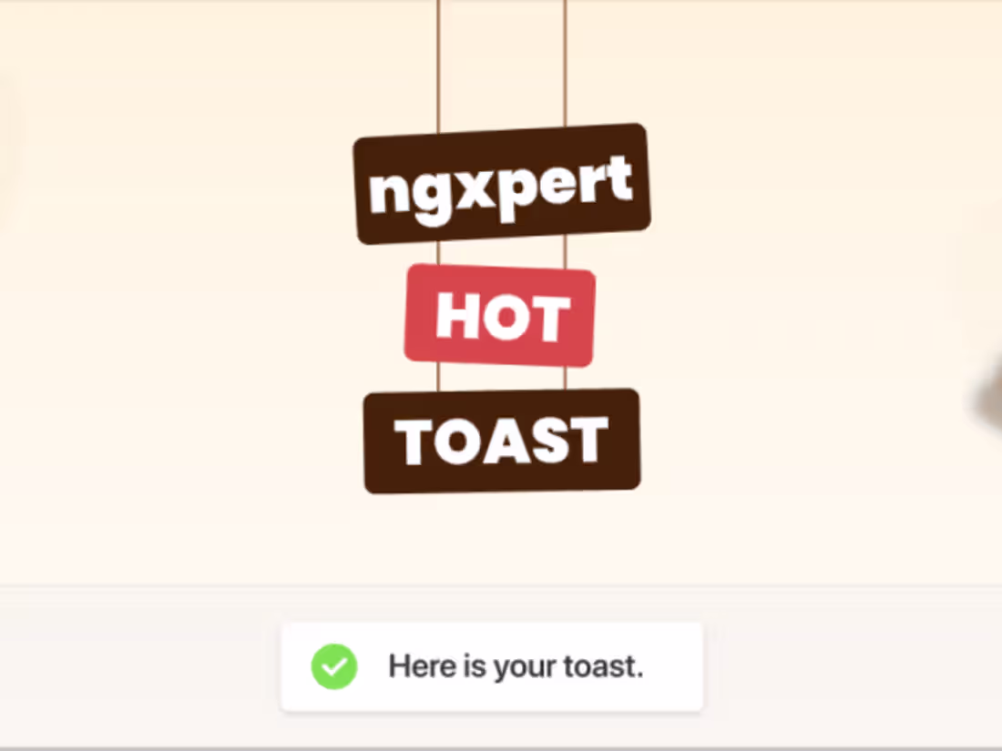 Cover image for The Best Angular Toast in Town