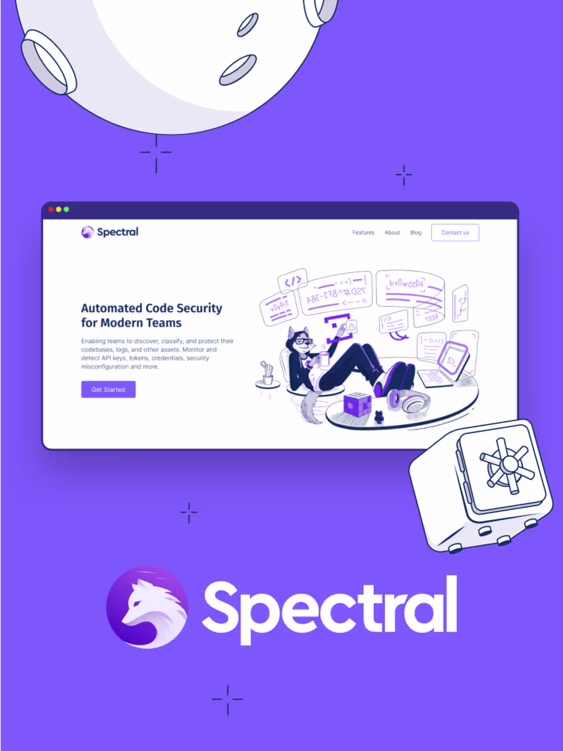 Cover image for Spectral — Cybersecurity branding &