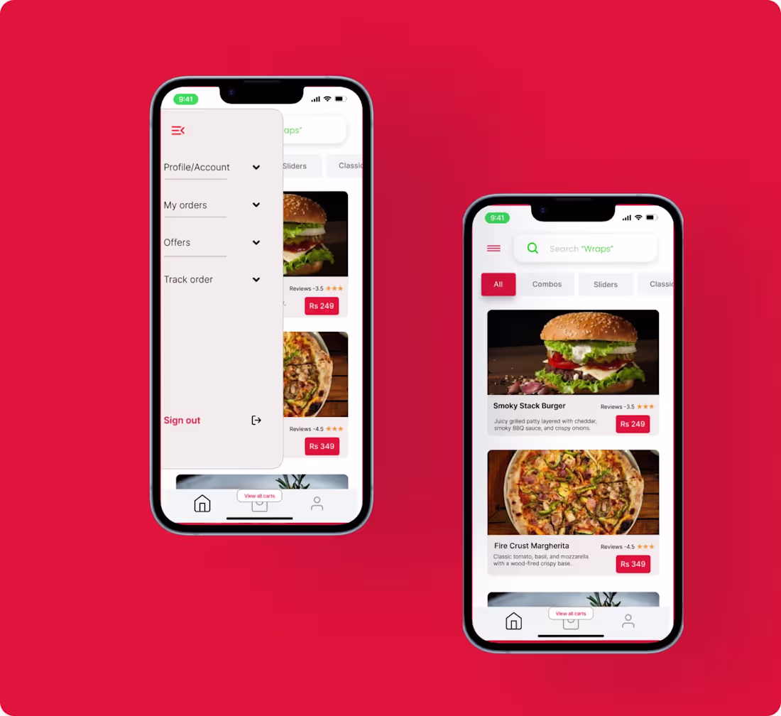 Cover image for Foodie , food delivering app . 