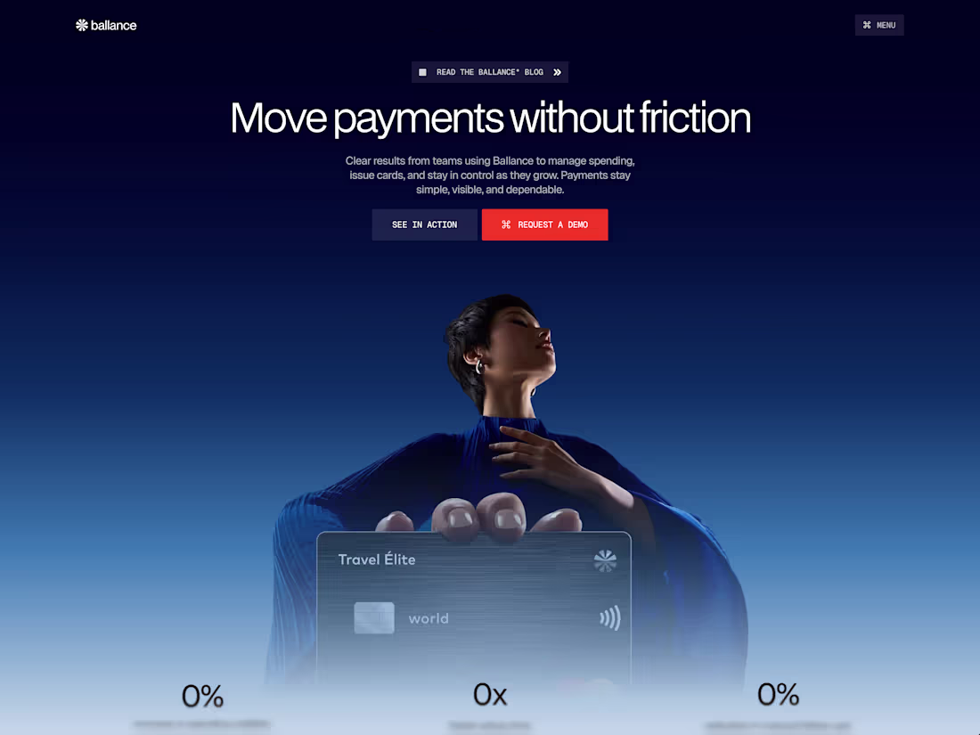 Cover image for Fintech Website Design for Ballance