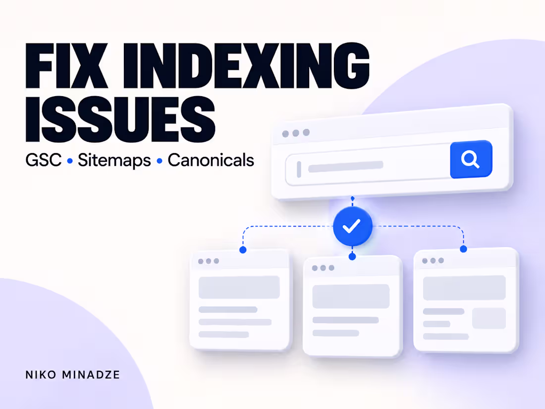 Cover image for GSC Indexing / Sitemap / Canonical Cleanup