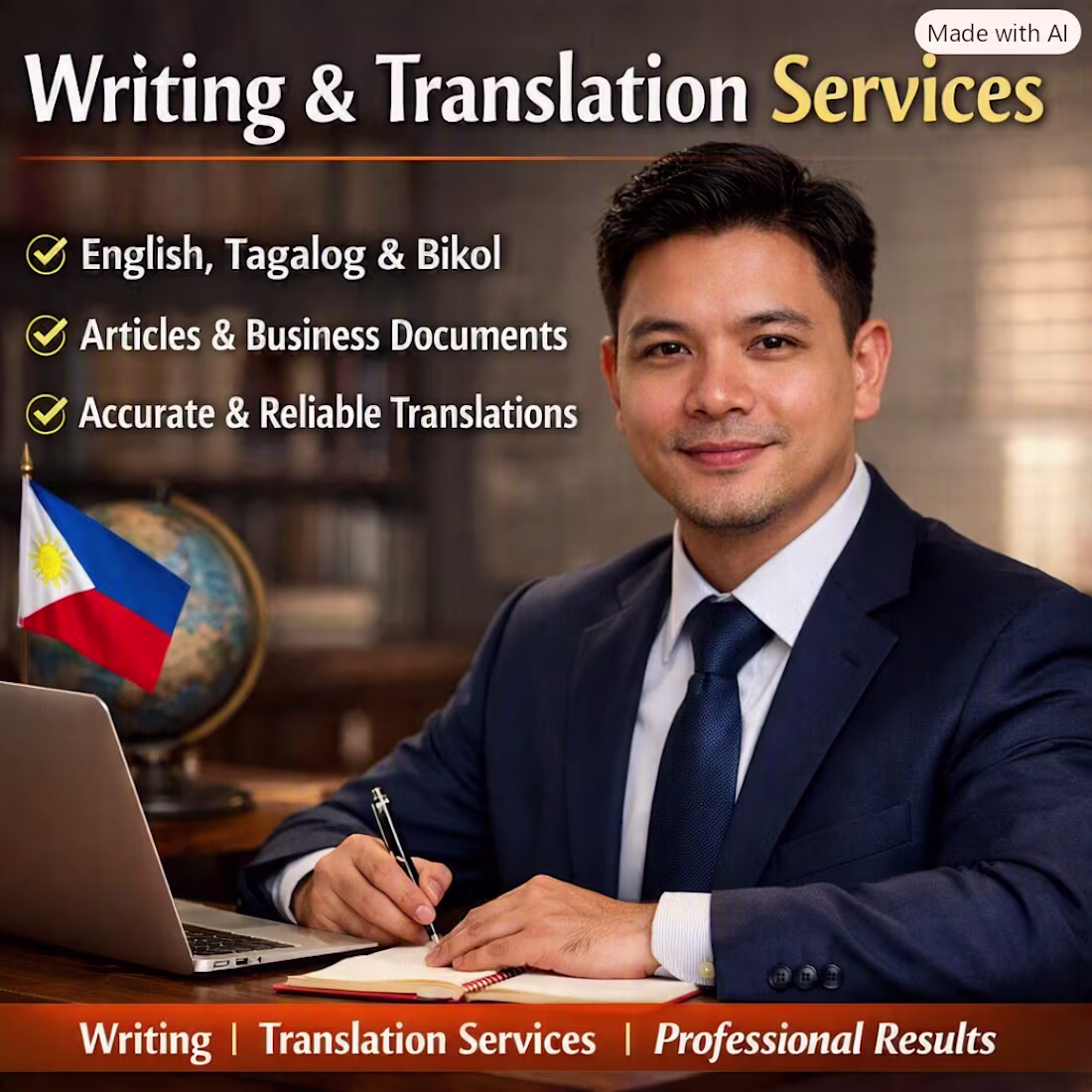 Cover image for On‑Demand Writing & Translation Support (English to any foreign)