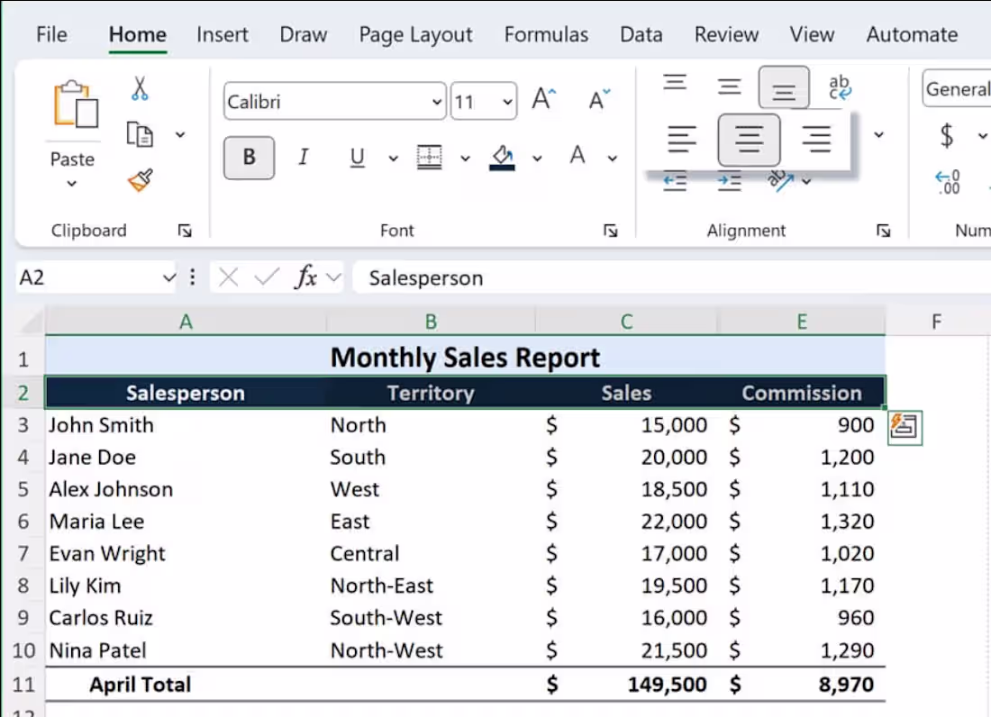 Cover image for excel work 