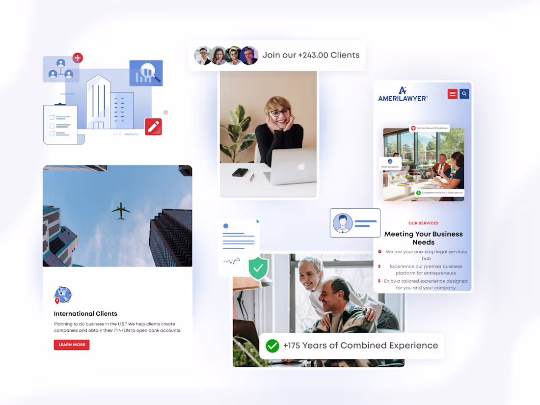 Cover image for Case Study: Amerilawyer