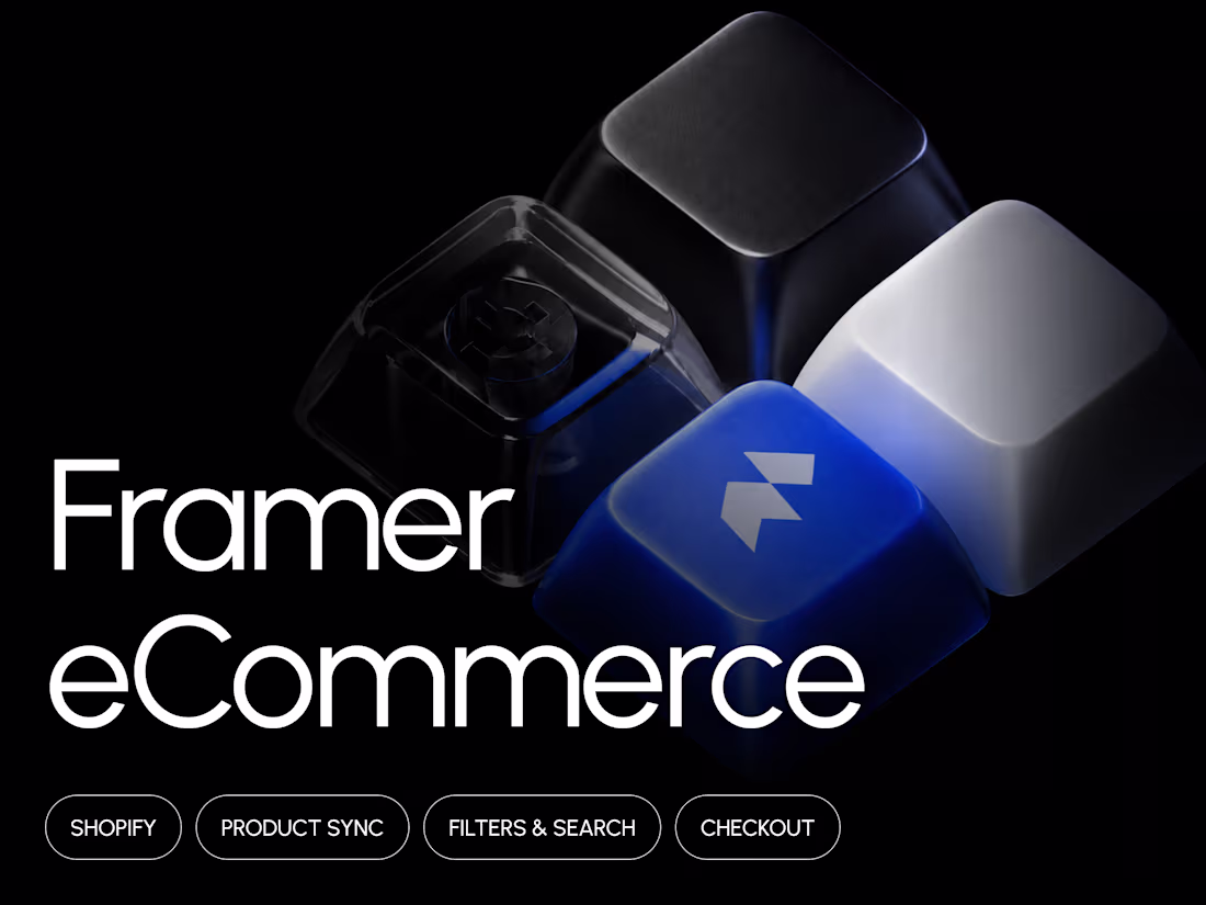 Cover image for Framer eCommerce & Shopify