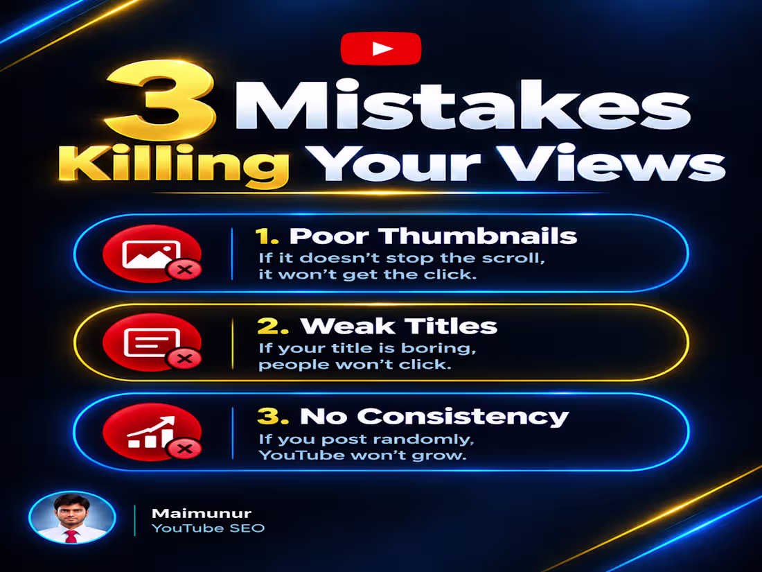 Cover image for 3 more mistakes killing your