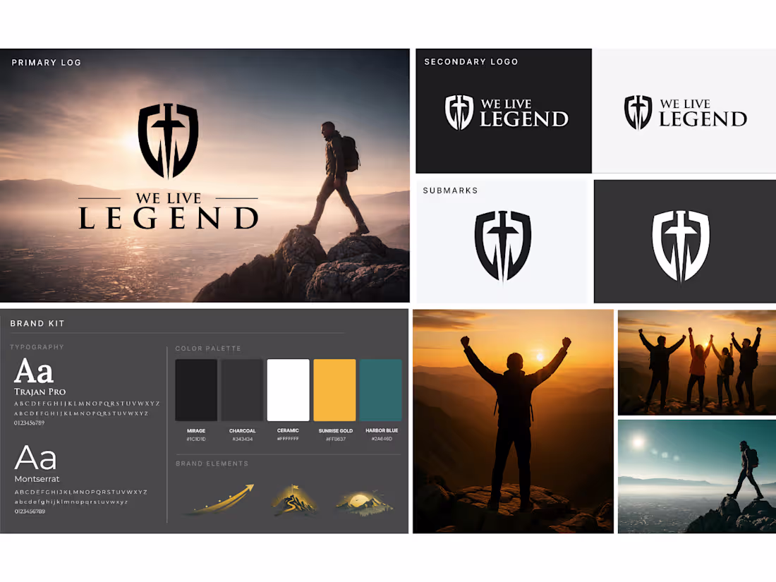 Cover image for Built the full brand identity