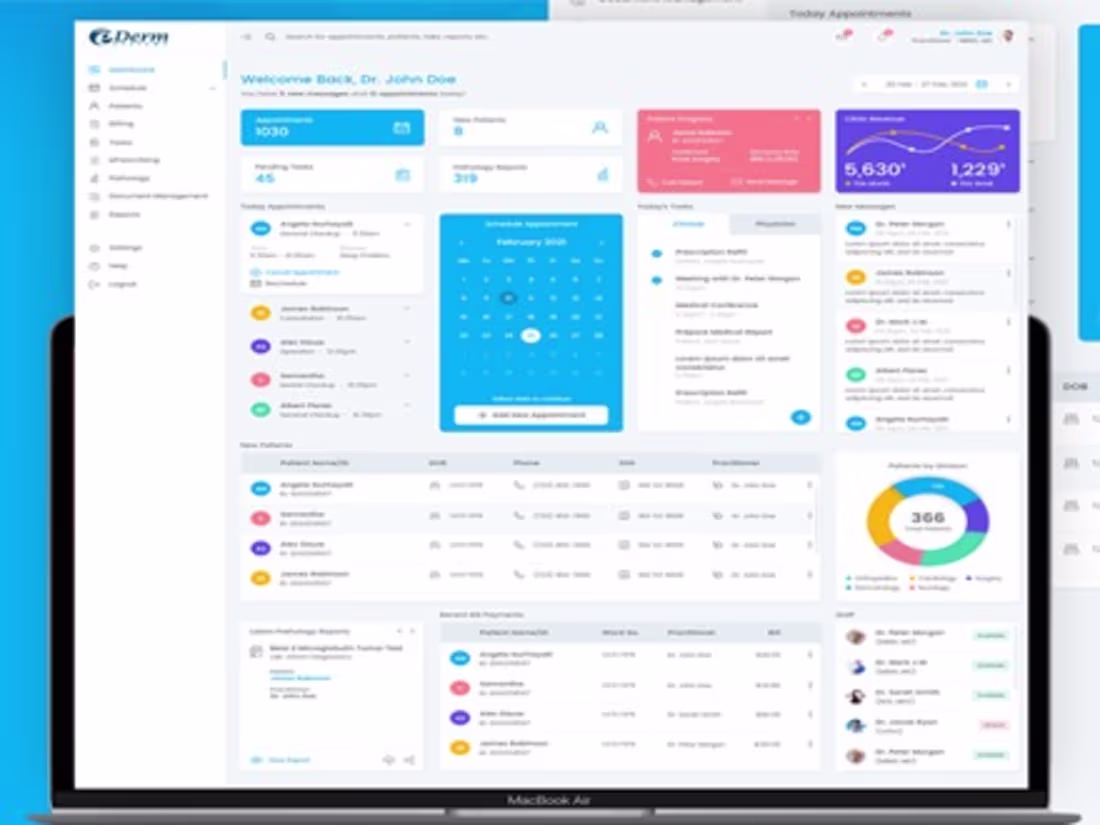 Cover image for eDerm Dashboard